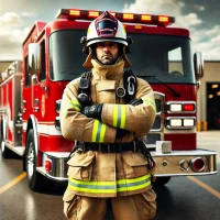 Fire Truck Sim: Rescue Game