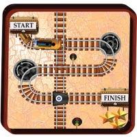 Train Track Line Maze