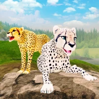 Wild cheetah family simulator