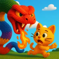 Thread Cats: Snake Defense